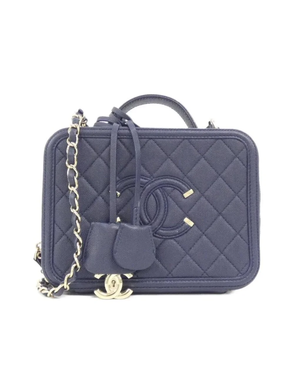 Chanel Shoulder Bag Navy
